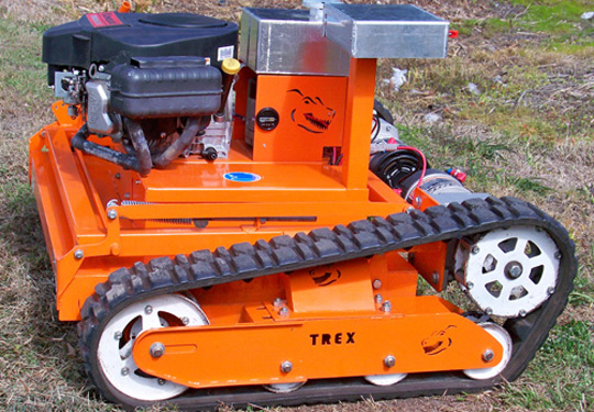 tracked lawnmower